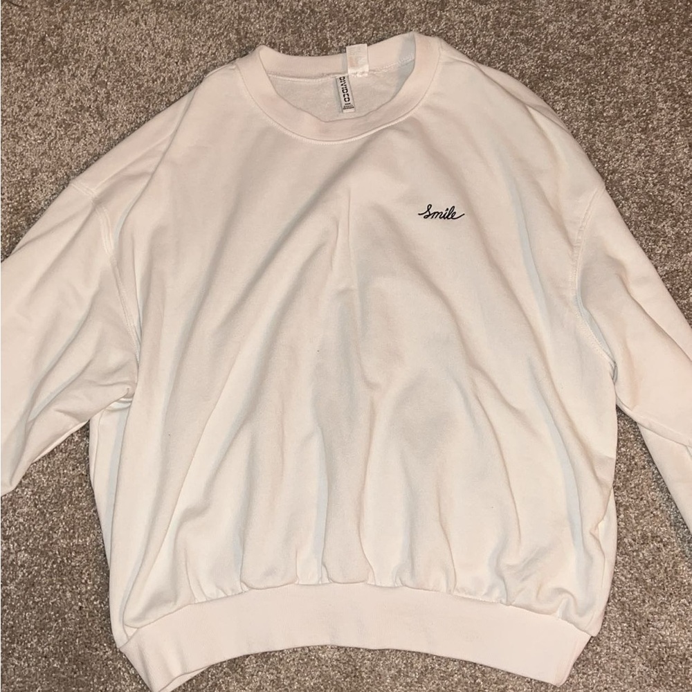 white crewneck